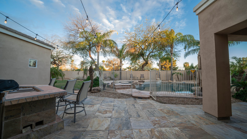 Drone real estate photography - Patio area - Drone52